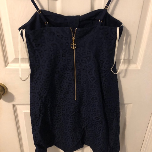 Lilly Pulitzer Katrina lace dress navy size 00 - Picture 4 of 5